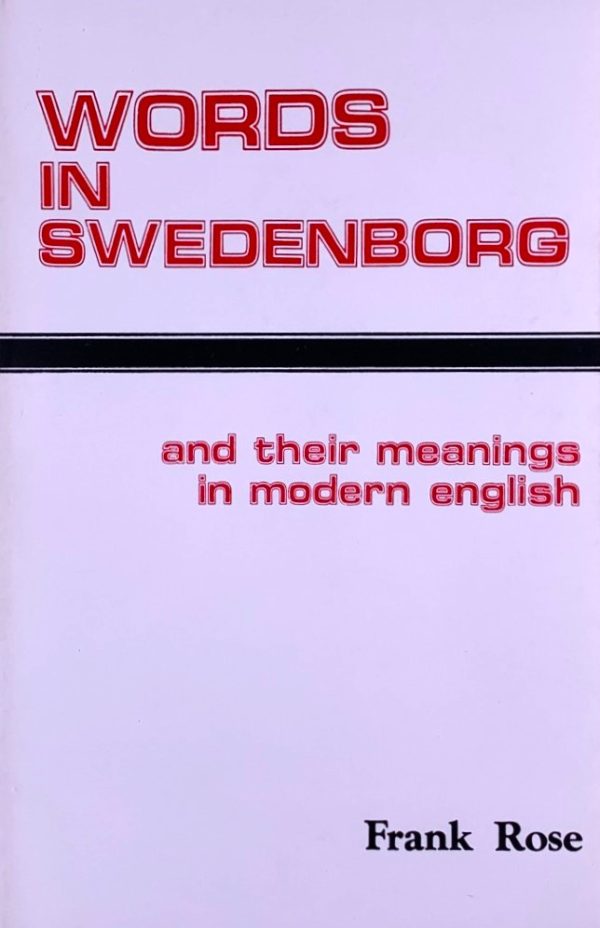 Words in Swedenborg Words in Swedenborg