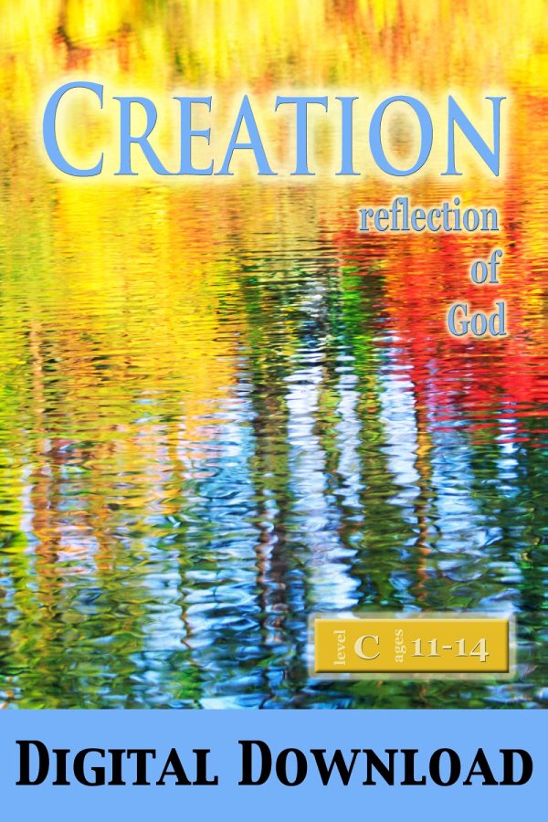 YJP Creation Level C ages 11 14 digital Creation: Reflection of God Level C (Ages 11-14)
