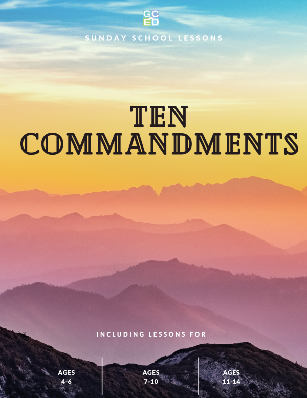 YJP Ten commandments print The Ten Commandments
