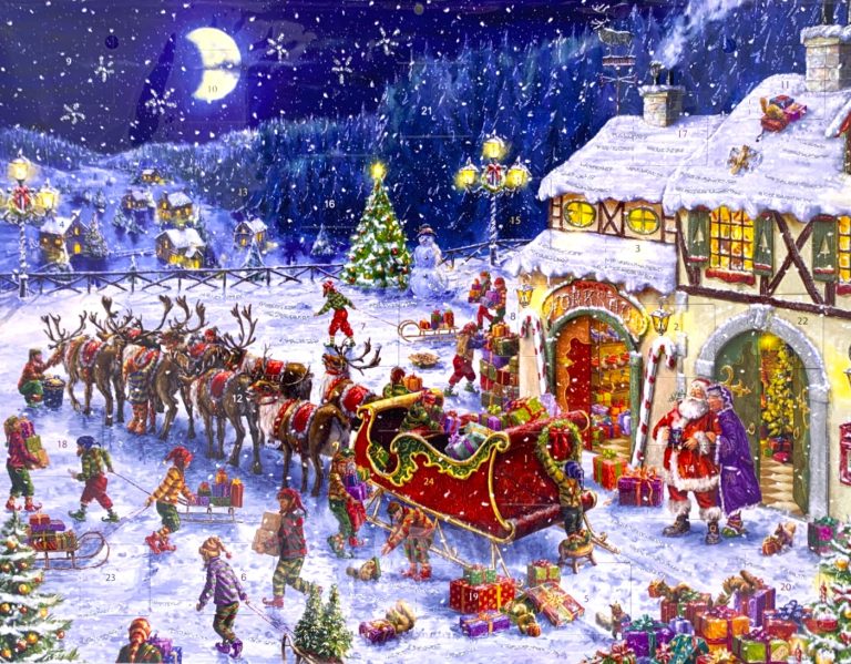 Advent Calendar Large - Santa's sleigh