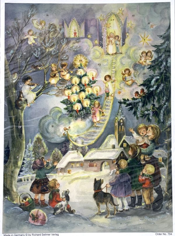 Advent Calendar Large angels from on high Advent Calendar (Large) - Angels