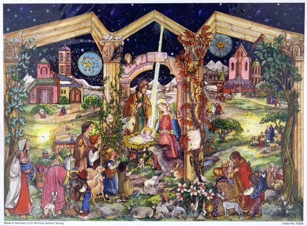 Advent Calendar Large nativity at night Advent Calendar (Large) - Star of Bethlehem