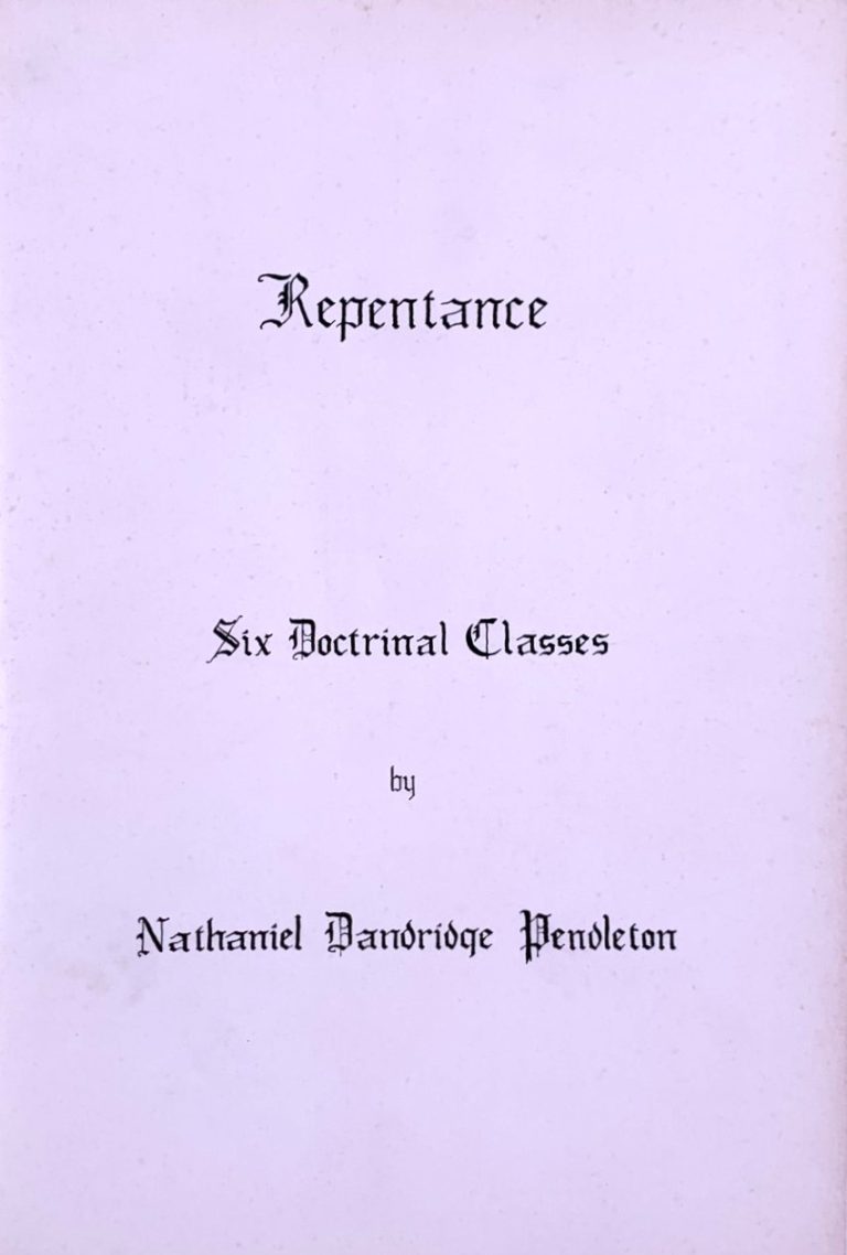 Repentance