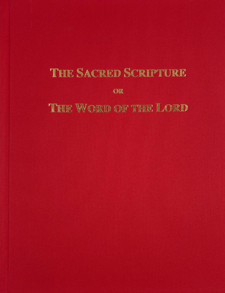 The Sacred Scripture (Cover)